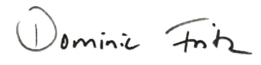 Signature of Dominic Fritz